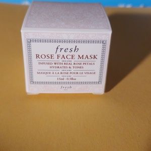 Fresh rose face mask